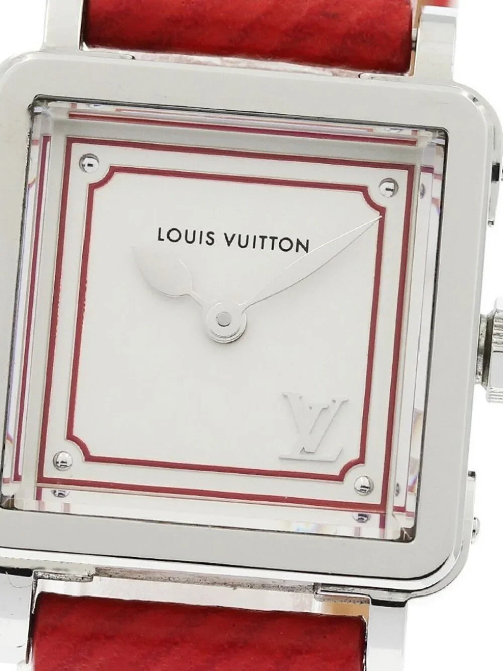 LOUIS VUITTON Amplee PM Q32M0A Silver Dial Quartz Ladies Watch_957081